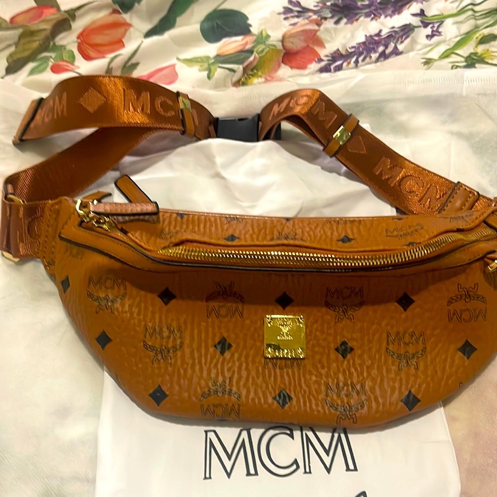 Brown Fanny Pack Designer MCM New and Unused